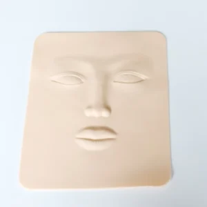 3D Tattoo Face Practice Skin Silicone Tattoo Eyebrow Practice Skin for Training Tattoo