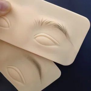 3D Wild Eyebrow Eyeliner Practice Module Small Silicone Realistic Permanent Makeup Training Commercial Use Tool 1mm
