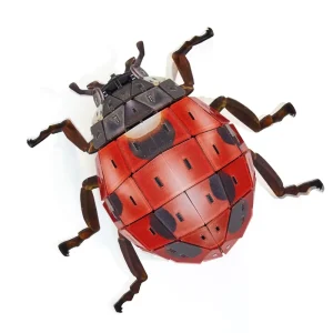 3d Ladybug Puzzle Model Insect Beetle Geometric Panel Diy Craft Kit Stem Educational Toy Nature Decor Gift Adult