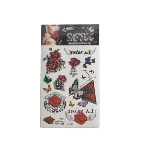 3d Temporary Tattoo Sticker Manufacturer Custom Temporary Tattoo Henna Tattoo Face Stickers
