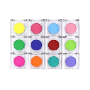 3g Water Activated Chemical Non Toxic Quick Dry CE Certified Professional Eye Liner Cake Glow Dark Art Party Fancy Makeup