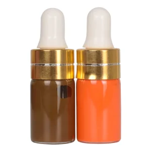3ml Inorganic PMU Pigment Natural Lip Eyebrow Eyeliner Tint High Concentration 4 Years Color Stability OEM Factory Tattoo Ink