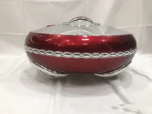 3pcs Set 4L 5L 6L Modern Art Design Food Warmer Stone Effect Body Insulated Hot Pot Thermal Casserole Family Serving