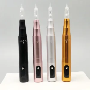 4 Colors Professional Wireless Tattoo Machine LED Digital Permanent Makeup Beauty Machine Pen With Cartridges