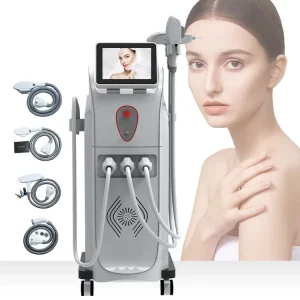 4 in 1 Beauty Machine OPT Elight YAG RF Laser Hair Removal Tattoo Removal Black Faced Doll Personal Care CE Certified