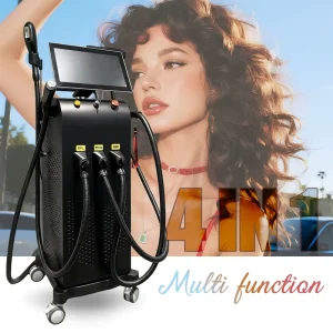 4 in 1 Laser Diode Hair Removal ND YAG IPL Face Lifting Tattoo Pigment Removal Laser Beauty Device Equipment