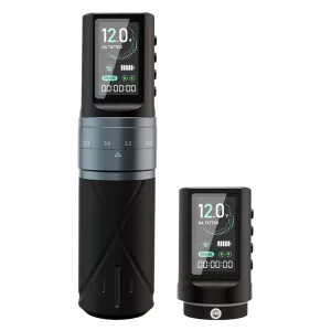 4.2mm Stroke Wireless Tattoo Pen Machine With 2 Batteries 1800mAh Tattoo Guns