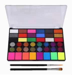 42-Color Face Painting Paint Set Water-Soluble Body Paint Halloween and Christmas