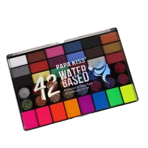 42 Colors Water Based Non Toxic Face Paint Kit Professional Face Paint Face Painting Kit Makeup Kit for Kids Party