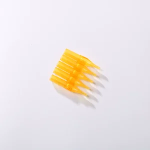 48mm Yellow Permanent Tattoo Needles 50Pcs Box Tattoo Grips and Tubes Sterilized