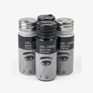 5 Color Microblading Mapping String Pre Inked Eyebrow Marker Thread Tattoo Brows Point White Mapping String Beauty Tools 20Meter