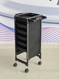 5 Layer Beauty Salon Trolley Professional Rolling Salon Cart with Silent Wheels Multifunctional Stylist Equipment Organizer