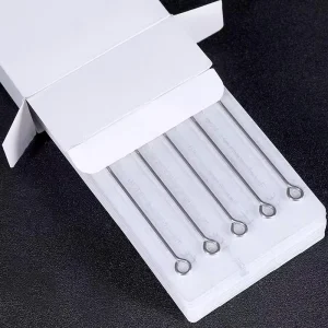 50 Pcs Stainless Steel Tattoo Needles RL RS RM M1 M2 F for Eyebrow & Body Art Premium Traditional