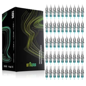 50 Pcs Sterile Disposable Kit Membrane Tattoo Cartridge Needles