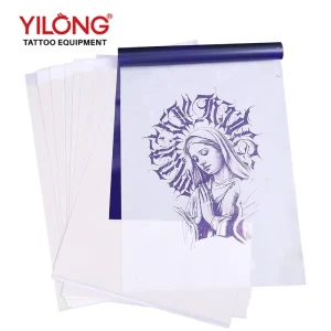 50 Sheets Permanent Tattoo Accessories Triple layer Transfer Paper Customized Logo Box Packed From Zhejiang