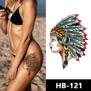 5000 Different Tattoo New Designs Women’s Butt and Leg Tattoo Stickers Water Transfer Temporary Tattoo for Women