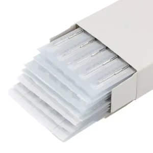 50PCS Professional Disposable Tattoo Needles for Liner Work in 0.35mm Round Size