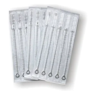 50PCS STERILE Disposable Tattoo Machine Needles Round Shader Kit 3RS 5RS 7RS 9RS