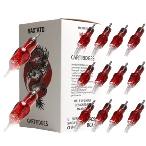 50PCS Standard Cartridge Needles Tattoo Tip #06 #08 #10 Disposable Permanent Eyebrow Eyeliner Makeup Tattoo Cartridges