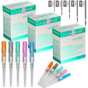50Pcs Box 14G 16G 18G 20G 22G Tattoo Piercing Needles Surgical Steel Sterilized Tattoo Needles