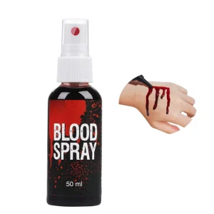 50ml Halloween Costume & Makeup Fake Blood Body Paint Spray Kit Skin Friendly Harmless Glow in the Dark Festival Use