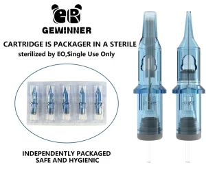 50pcs/Box Permanent Disposable 0.30mm Tattoo Needle Cartridges RL 316 Stainless Steel Sharp Durable Eyebrow