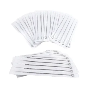 50pcs Disposable 316 Stainless Steel Tattoo Needles for Body Art and Tattooing