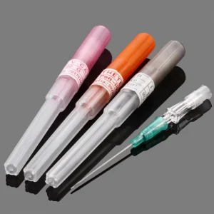 50pcs box Sterile 316L Surgical Steel I.V. Catheter Cannula Piercing Needles 20 18 16 14 Gauge Body Piercing Tattoo Tools