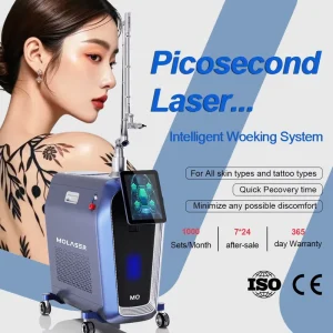 532nm 1064nm Pico Laser Picosecond Tattoo Removal Laser Machine Carbon Mask for Laser Peeling