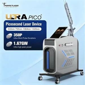 532nm 755nm 1064nm 1320nm Multi-Wavelength Picosecond Beauty Machine Real 350P Pico Laser Tattoo Removal Equipment