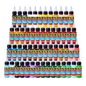 54 Color 1OZ Complete Set Tattoo Ink Pigment Kit color king Tattoo Ink free Tattoo Ink