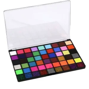 54-Color Watercolor Paints Water-Soluble Face Color Water-Based Face Body Paint Palette