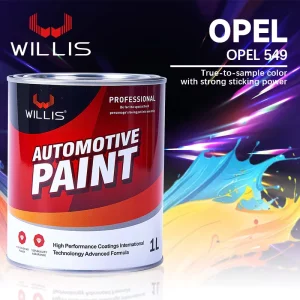 549 Red Pearl Metallic Car Mixed Paint Kit Liquid Coating Spray Application Custom Touch up Paint 1L 4L