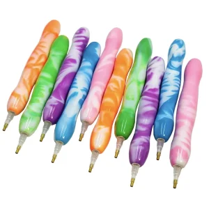 5D Diamond Painting Point Drill Pen Marble Resin DIY Craft Tool for Diamond Art & Cross Stitch