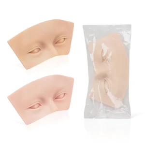 5D Silicone Permanent Makeup Eyebrow & Eyeliner Practice Skin Eyepoint Tattoo Stencil Beginner Tools