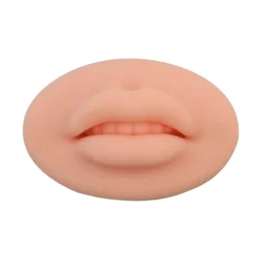 5D Silicone Practice Lips European Solid Lip Block for PMU Beginners Reusable Permanent Makeup Training Tool