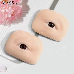 5D Silicone Tattoo Practice Module Eyebrow and Eye Training Blocks for Semi Permanent Tattooing Eyeliner Line Practice