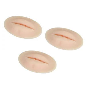 5d Lip Practice Skin Soft Silicone PMU Mouth Mold 3D Lip Practice Skin for Academy Microblading