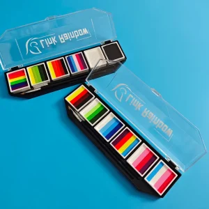 6 Color Professional Face Paint Palette Water-Based UV Cosplay Non Toxic Kids Makeup Halloween Party Face Body Paint
