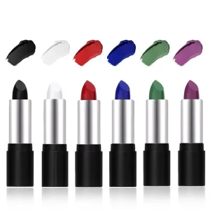 6 Colors Halloween Face Paint Stick Non-Toxic Waterproof Face and Body Skin Paint Cosplay Makeup
