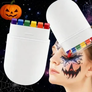 6 color Camouflage BODY PAINT Halloween Portable Not Easy to Take off Face and Body Painting