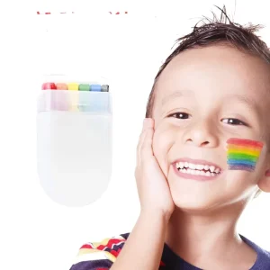 6 color rainbow Face and Body Paint Halloween Fan Festival Party Oil Paint with Body Art and Facial Pigments