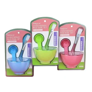 6 in 1 DIY Spa Custom Multi Color Durable Waterproof Plastic Facial Masking Bowl Set Brush Permanent Makeup Accessories
