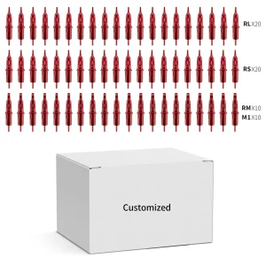 60Pcs Tattoo Needles Disposable Tattoo Cartridge Needles Mixed RL RS M1 RM Round Liner Shader Cartridge Needles Tattoo