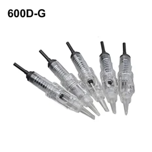 660D D Disposable Cartridge Professional Tattoo Needles for Permanent Makeup Eyebrow Lips Tattoo Machine (Sterilized)