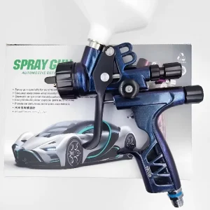 6800 Automotive Car Paint Spray Gun HVLP 600ml Tank 1.3mm Nozzle Low Pressure Easy Use Environmentally Friendly Pneumatic DIY
