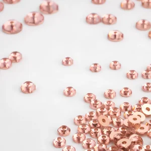 6mm Rose Peach Epoxy Resin Diamond Shape Center Hole Sew Rhinestone Beads Music Note Charm Jewelry Findings Supply