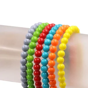 6mm Soild Color Beads 31+ Colors Loose Glass Beads Manufacturers Price for DIY Jewelry & Bracelet Making