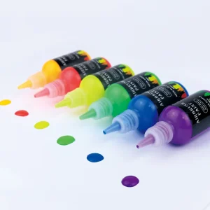 6pcs Multi Function Airbrush Paint Set Skin friendly Acrylic for Crafts Body Painting Cosplay & Party Use