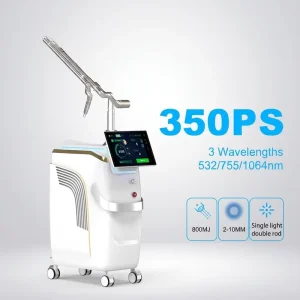 755nm Q Switched Laser Machine for Tattoo Pigment Skin Whitening Freckles Removal Commercial Pico Picosecond